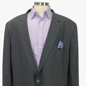 J. Hilburn REDA FLEXO Mens 58R Gray Blazer Custom Sport Coat Bespoke Jacket 2023